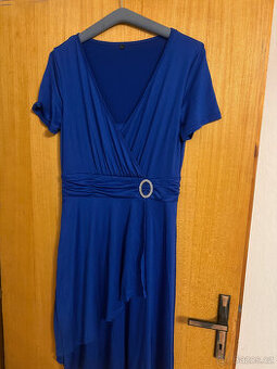 Modré šaty velikost L