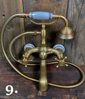 Baterie mosazná nová k vaně