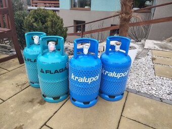 PB láhev - bomba ZAPLOMBOVANÁ 5kg ČISTÝ PROPAN