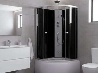 NOVÝ NEVYBALENÝ Sprchový Box KAROLINA 80x80 / 1 ROK ZÁRUKA