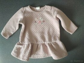 Dětské dívčí šaty/mikina H&M vel. 68 - 1