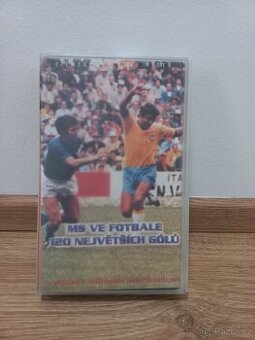 VHS kazeta MS ve fotbale 120 největších gólů