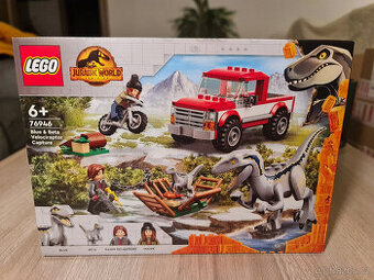 LEGO® Jurassic World 76946 Odchyt velociraptorů Blue a Bety