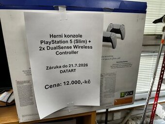 Sony PlayStation 5 (mechanika) + 2x ovladač (záruka)
