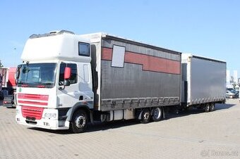 DAF CF 85.460, 6X2, NEZÁVISLÁ KLIMATIZACE + FLIEGL TPS 100
