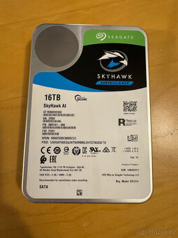Seagate SkyHawk AI X16 16TB - 3.5, 7200ot, SATA3, surveillan - 1