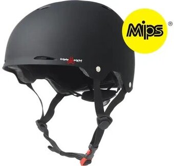 Skate Helma Triple Eight - MIPS Gotham - Black Matte -
