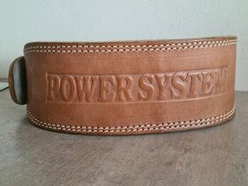 Koženy pásek na posilování POWERSYSTEM - 1