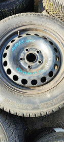 Plechová kola 15" s pneu 195/65/15, 6Jx15, ET 47, VW, Škoda