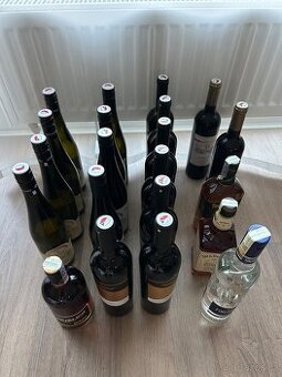 Alkohol, víno, whisky, rum
