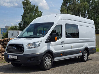 Ford Transit Jumbo L4H3 – 6 míst, tažné, klima, kamera