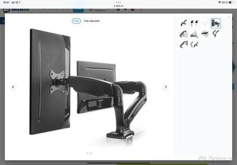 Držák na monitor ErgoArm AR2.1 černá barva