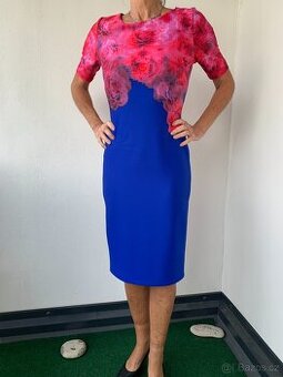 výrazné společenské šaty zn. M&S - vel. 38 - nové