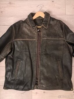 Kožená pánská bunda