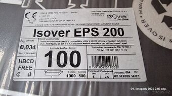Polystyrén - tepelná izolace Isover EPS 200 -levně