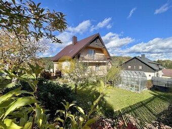 Šumava - prodej rodinného domu 4+1, 155 m2, zahrada 595 m2, 