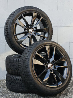 Zánovní zimní orig alu Škoda Octavia 3, 225/45/17 vzorek 9mm