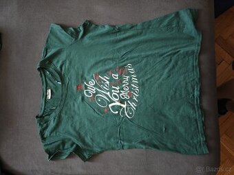 Zelené tričko s krátkým rukávem