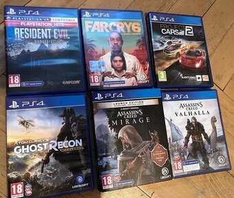 PS4 hry perfektní stav