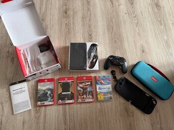 Nintendo Switch 2 jako nový + příslušenství + 29 her