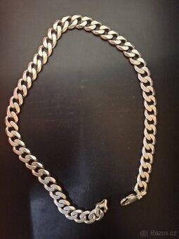 Stříbrný masivní řetízek