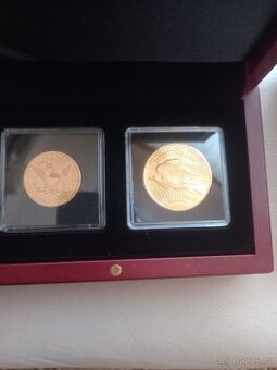 Americký Dvacetidolar 1926 a Desetidolar 1881