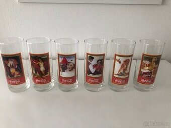 Coca Cola retro sklenicky - 6 ks