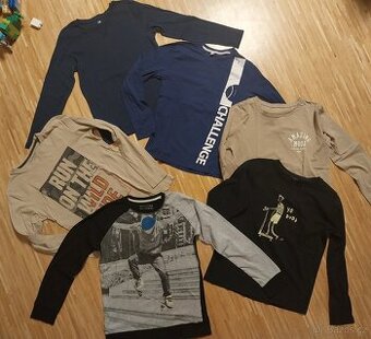 Tričko dlouhý rukáv vel .164, zn. Reserved, H&M,  Esprit