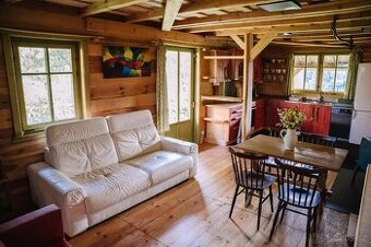 Kožený bílý gauč - 2 kusy