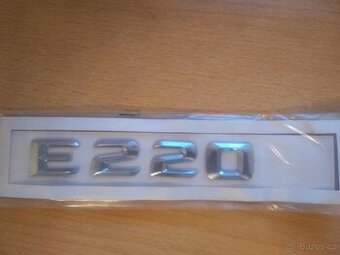 Prodám nový znak (nápis, logo) na Mercedes E 220