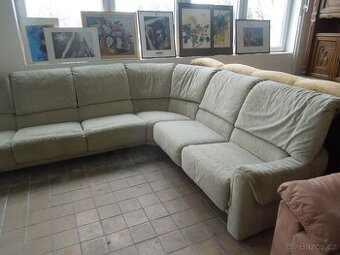 sedačka rohová nerozkládací  polohovaci