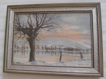 Starý strom u jezera, Otakar Fišer