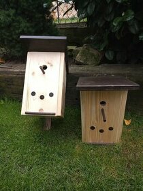 Budka pro sýkorky, EKO nátěr, masivní dřevo, ruční originál