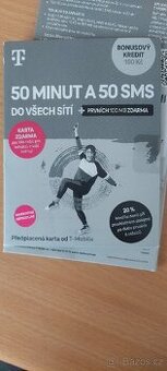 Dobíjecí sim T-Mobile 3ks (možno i jednotlivě)