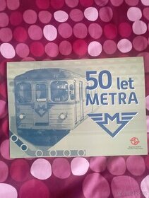 Folder 0 euro souvenir bankovka „50 let metra “