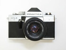 Kinofilmový fotoaparát Praktica MTL3 s objektivem - 1