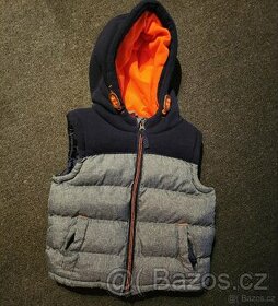 Dětská zimní vesta, teplá, velikost 104 cm - 1