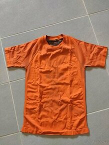 -NOVÉ- Funkční bezešvé oranžové triko Klimatex – vel. S, M - 1