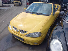Renault Megane Cabrio 1.6 LPG ( K7MA7 ) 66kW r.1998 žlutá