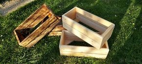 Dřevěný truhlík, obal - 1