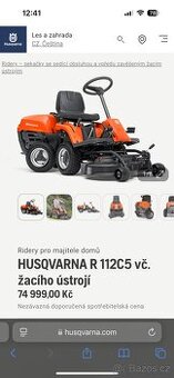 Rider Husqvarna 112C5