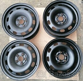 Plechové disky 15" 5X100 J6.0 ET38 Škoda VW,Seat,Audi