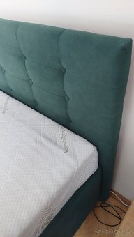 Manželská prodlouzena čalouněná postel