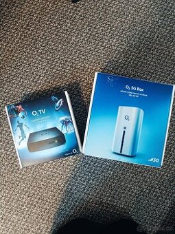 5g Router + set-top box od O2 TV