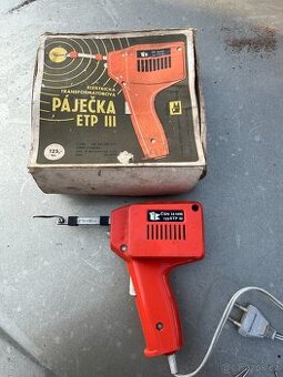 páječka ETP III - s původní krabicí, návodem a náhradními hr - 1