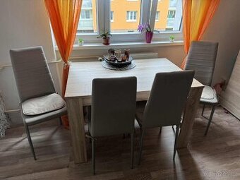 Jídelní stůl se židlemi (set)