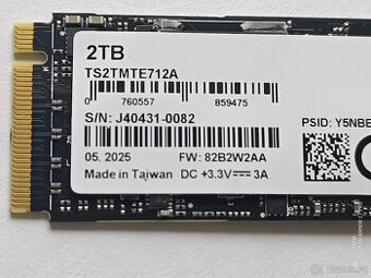 Nový Enteprise SSD Transcend - 2TB (4000 TBW(),pro NAS)