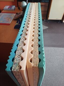 Zánovní, zdravotní matrace vč. potahů na zip 90x200cm