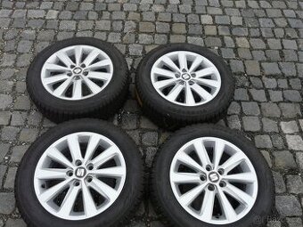 ALU KOLA + ZIMNÍ PNEU 185/60R15 ŠKODA 15"SEAT VW