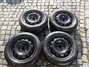 ZIMNÍ PNEU + DISKY 185/60R15 VW SEAT ŠKODA 15"